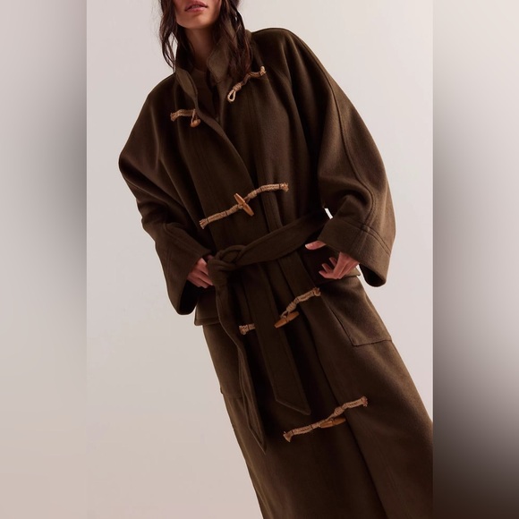 Free People Alma Duffle Coat - Picture 2 of 3